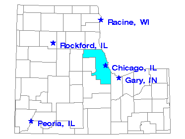 Chicago Asthma Consortium Map