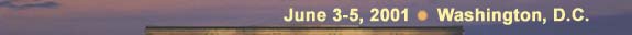 June 3-5, 2001, Washington, DC