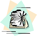 Illustration of a rolodex.