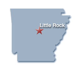 Map of Arkansas