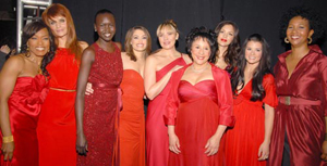 End of Show Image from 2007 Red Dress Collection Fashion Show