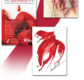 The Red Dress Note Cards