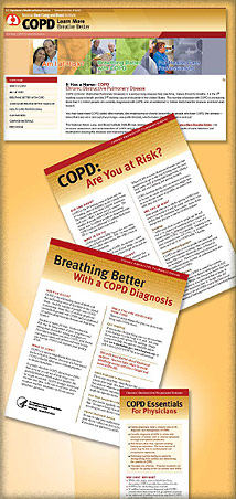 COPD's Fact Sheets graphic