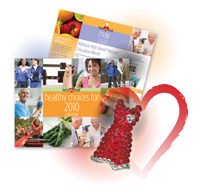 Keep the Beat Calendar and Red Dress Pin