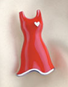 Red Dress tack pin