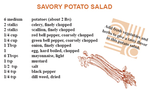 Savory Potato Salad