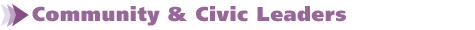 Community & Civic Leaders - Activities