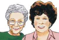Angela and Dona Fela