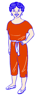 woman standing