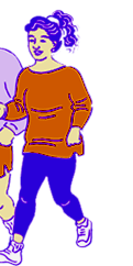 woman walking