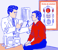 hombre hablando con su doctor