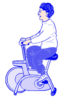 mujer montando en bicicleta