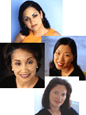 Collage of four women